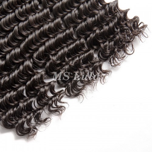Virgin Deep Wave Curly Hair Weave | Human Hair Wig | Lace Front